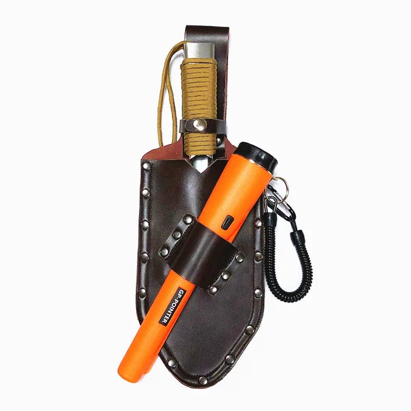 Pointer Metal Detector Holster Digger Pouch Treasure Waist Pack Finds Bag Tools Shovel ProFind Leather 2in1 for Garden Detecting от AliExpress WW