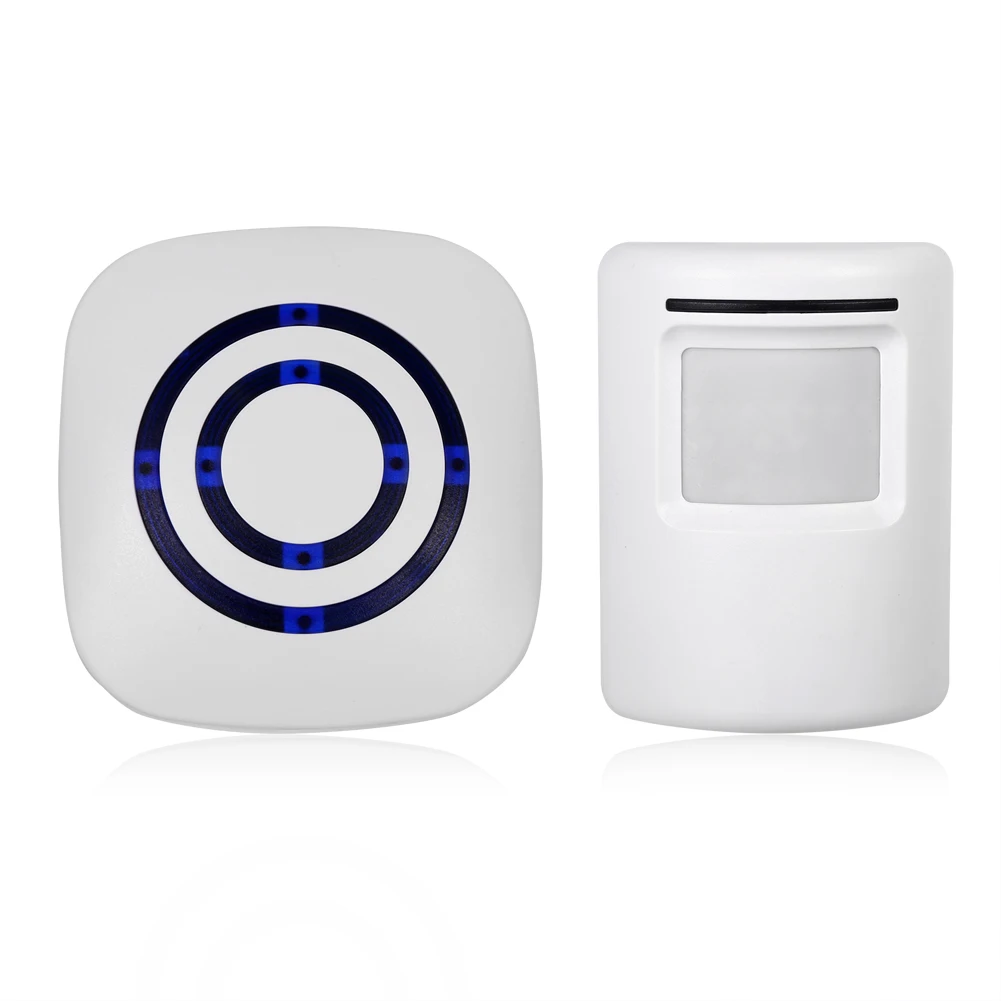 Driveway Patrol Garage Motion Sensor Wireless Alert Secure System Alarm Doorbell EU Plug | Обустройство дома