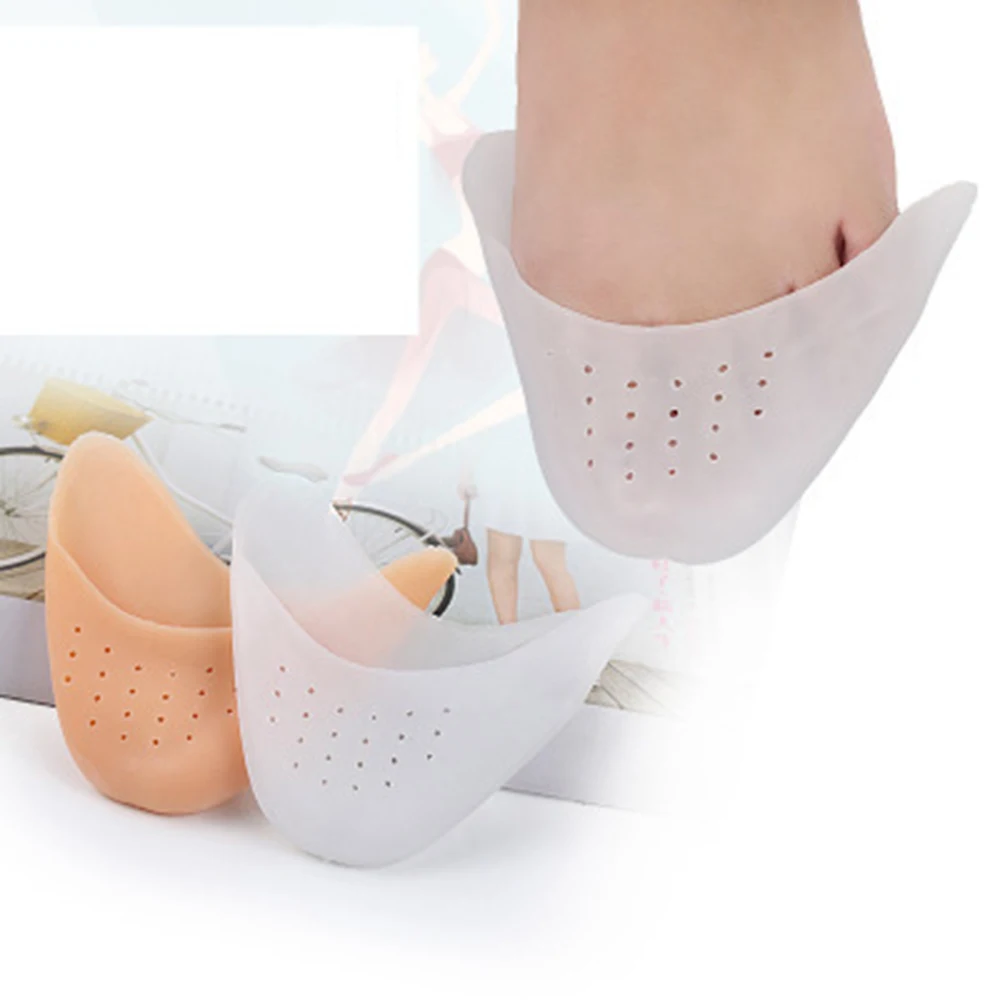 

Silicone Gel Dance Point Pads For Ballet Dancing Foot Tip Protector With Air Hole Breathable Sole Shock Absorbing Inserts