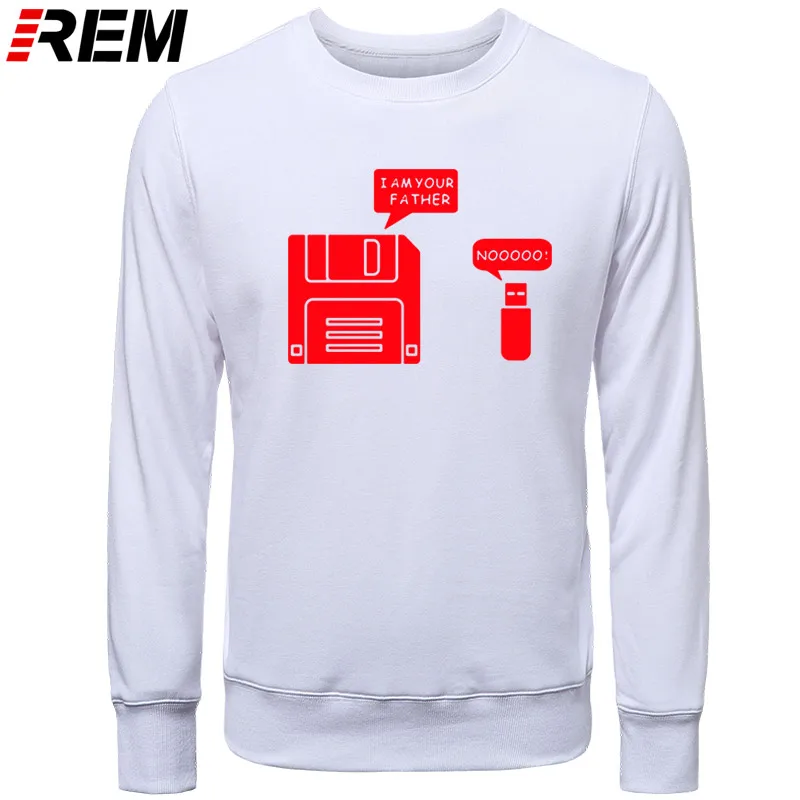 REM USB дискета я ваш отец мужские хлопковые с длинным рукавом юмором диск повседневные Camisetas Hombre мужские кофты с капюшоном, толстовки
