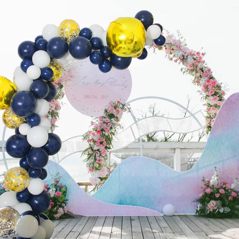 

300pcs Navy Blue Balloons 5" 10" 12" Latex Balloons Wedding Compatible Birthday Baby Shower Gender Reveal Party Decoration