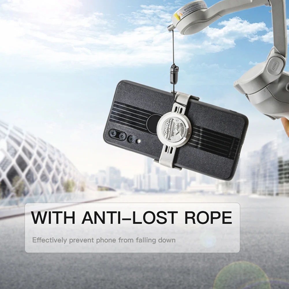 

Anti Lost Portable Outdoor Nylon Accessories Travel Handheld Gimbal Rope Quick Release Protective Mobile Phone For DJI OM4