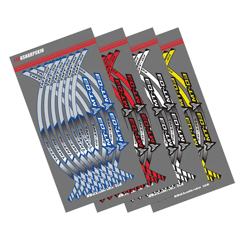 12 X наружное кольцо-наклейка для мотоцикла полосатые аксессуары колес
