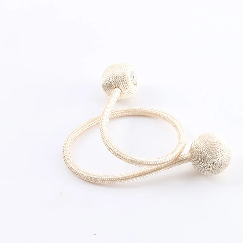 New Magnetic Ball Curtain Tie Rope Accessory Rods Accessoires Backs Holdbacks Buckle Clips Hook Holder Home Decor | Дом и сад