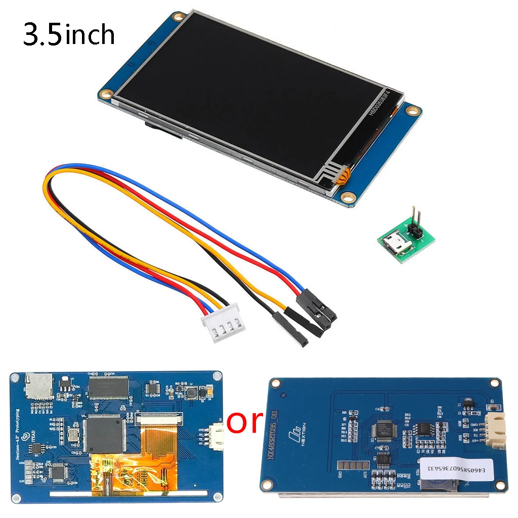 

3.5/4.3" Nextion HMI TFT Touch Screen English Version LCD Display USART UART Serial Interface Module for Raspberry Pi 3