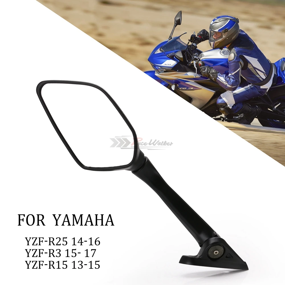 Мотоцикл боковые зеркала слепые пятна заднего вида для Yamaha YZF R3 R25 2015 2016 2017