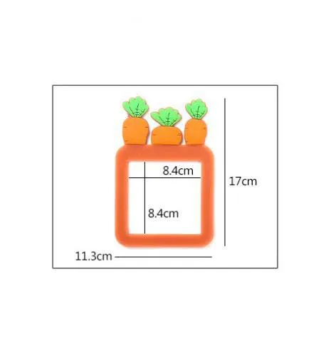 Светящаяся наклейка переключатель в виде мультяшного животного лягушки кролика