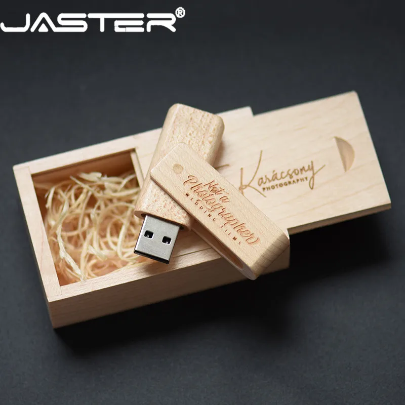 Флэш-накопитель usb 2 0 + бокс 1 шт. флэш-накопитель в деревянном корпусе с логотипом
