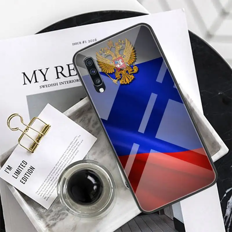 

Russian Flag Phone Case For Xiaomi Mi 6 8 8Lite For Redmi 6 Note7 5 Phone Case Glass