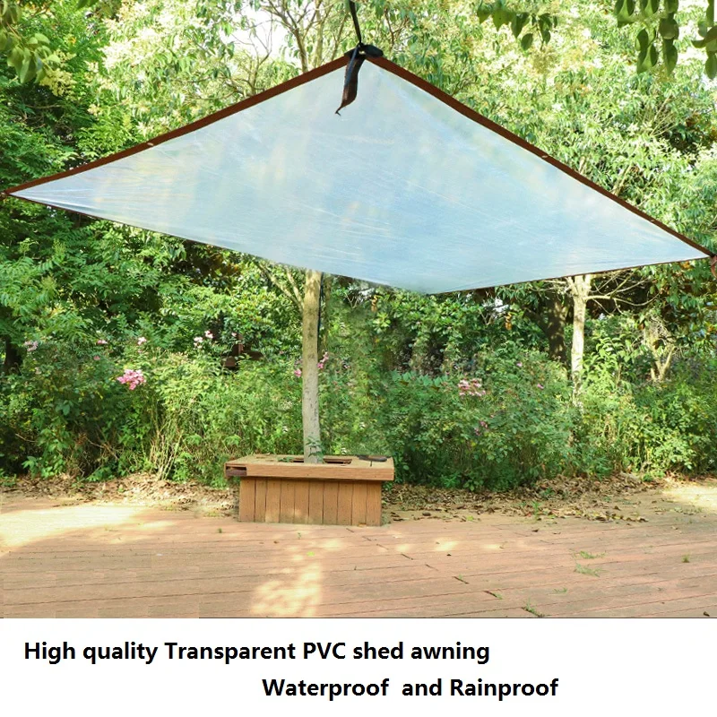 Прозрачная ПВХ утолщенная тепличная клеенка край Дырокол непромокаемая