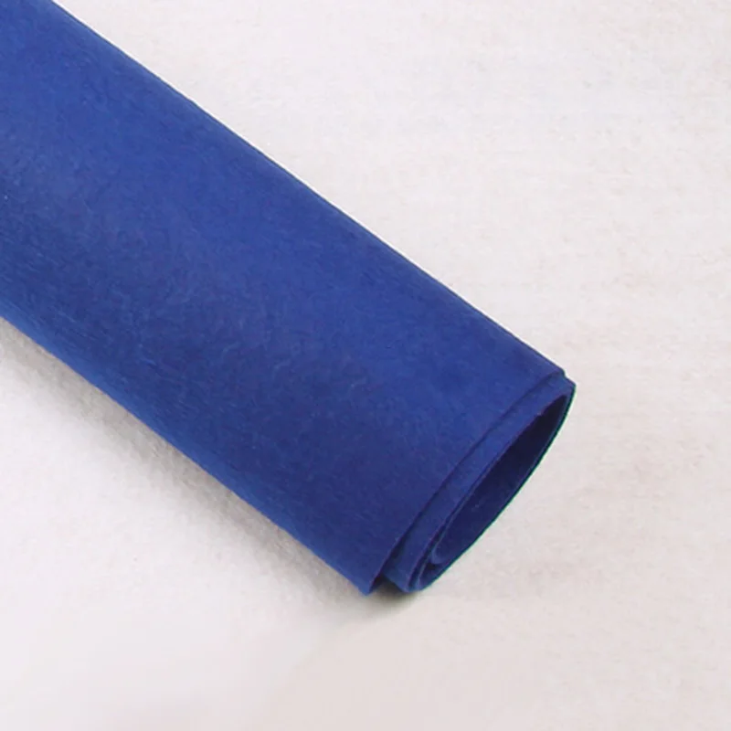 Blue 50*40 см 1 мм Нетканая фетровая Полиэстеровая ткань DIY Детские принадлежности для материал для изготовления кукол аксессуары поштучная - Цвет: Blue