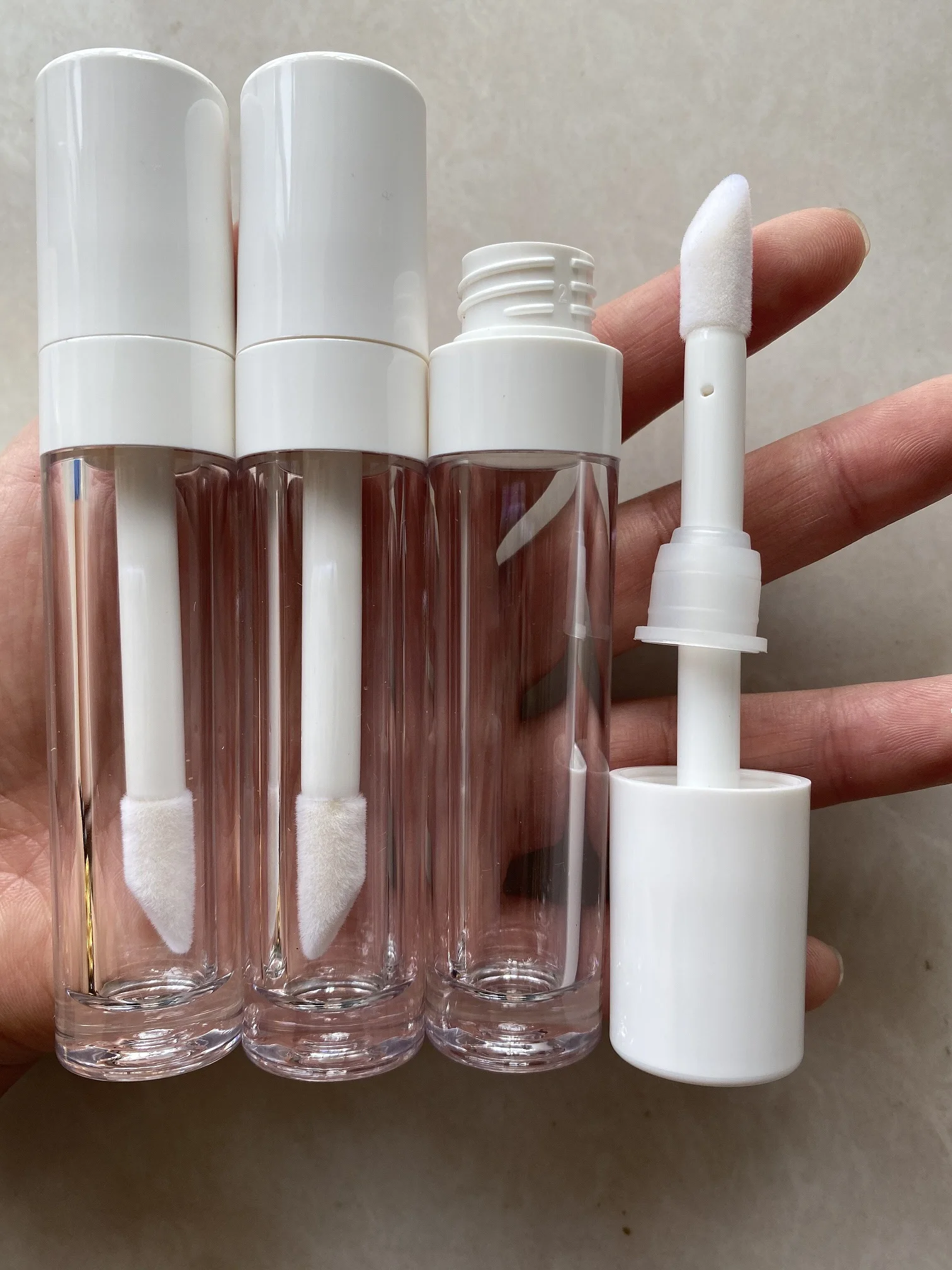 Пустой флакон для косметической основы 10 мл прозрачный блеск губ тюбики с