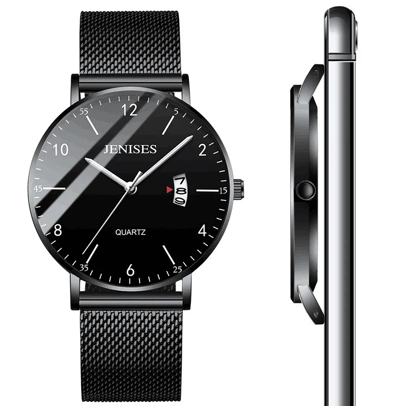 2021 summer new men's watch waterproof luminous quartz watch  business trend watch Fashion Ultra Thin Watches Relogio Masculino