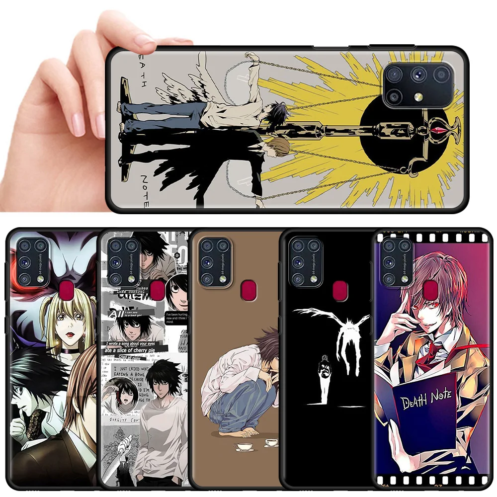

Anime Death Note Mobile Phone Case For Samsung Galaxy A50 A70 A10 A30 A20e A20s A40 A10e M51 M31 M31s M30s M11 Back Cover