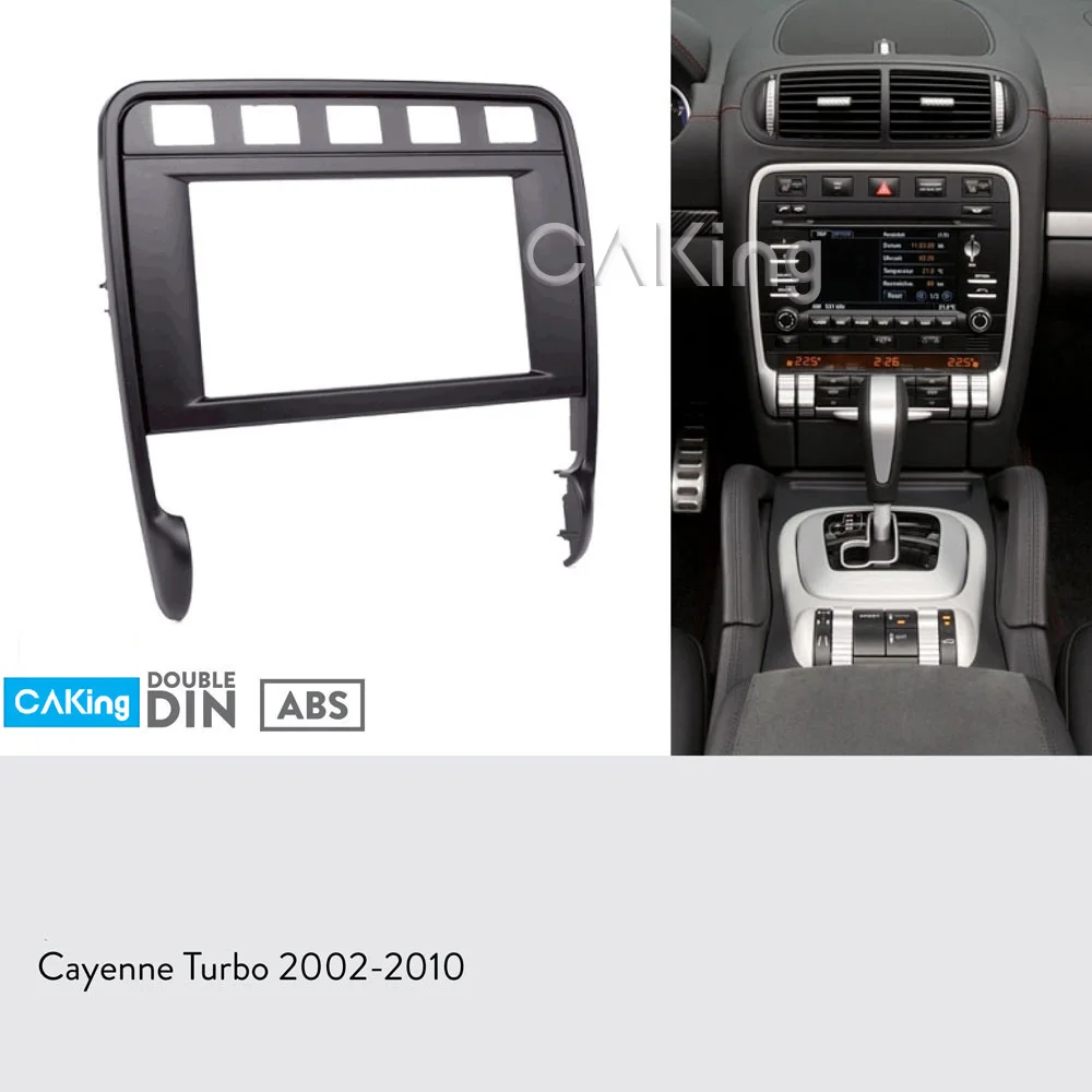 Автомобильная фасция с двойным Din радиопанель для PORSCHE Cayenne (955/957) 2002 2010 набор