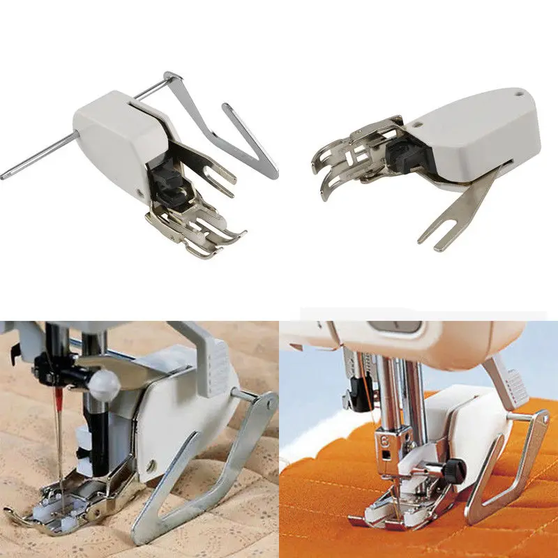 

Portable Feed/Walking Foot Sewing Machine Presser Foot Quilt Guide Singer Tool