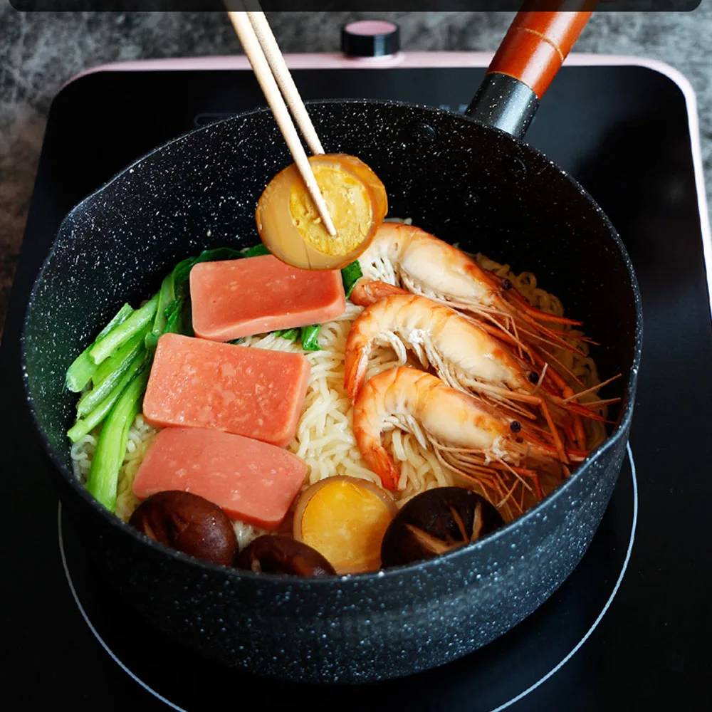 Японская антипригарная кухонная кастрюля миниатюрный горшок для супа молока