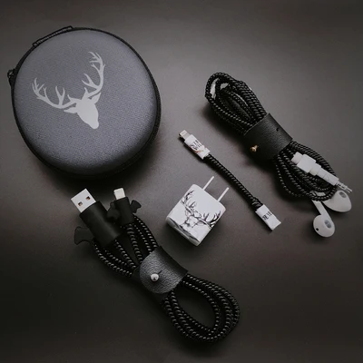 style 4 Новейший мультяшный usb-кабель протектор для наушников, наушники, линия saver для iPhone 6 7 8 Plus X XR, зарядная линия, защита кабеля данных - Цвет: style 4