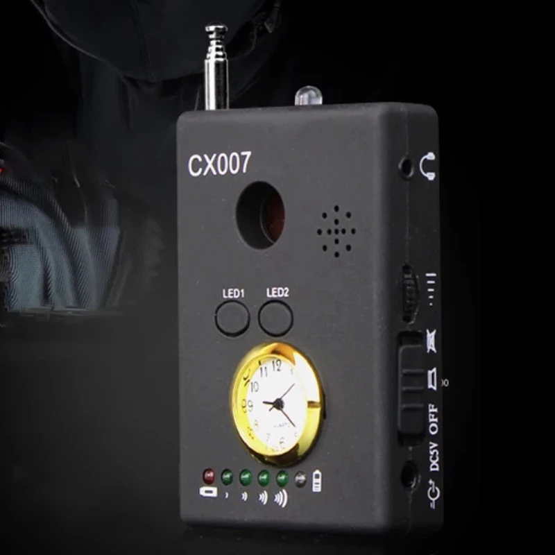 

Anti-Monitoring Signal Detector, Wireless GPS Positioning Detector, Anti-Shielding and Anti-Jamming Scanning EU Plug