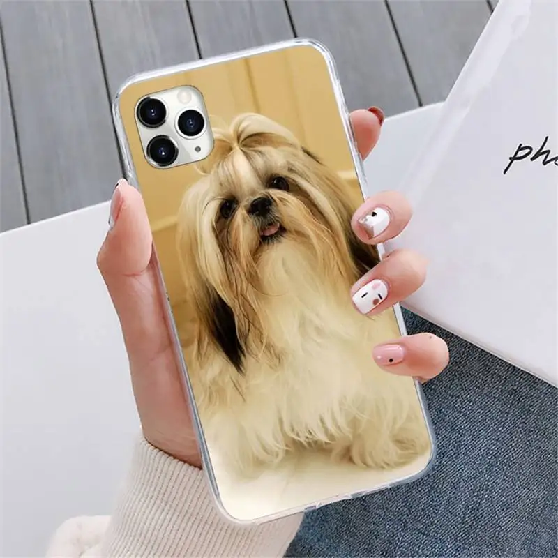 

Shih Tzu Phone Case For iphone 12 5 5s 5c se 6 6s 7 8 plus x xs xr 11 pro max mini
