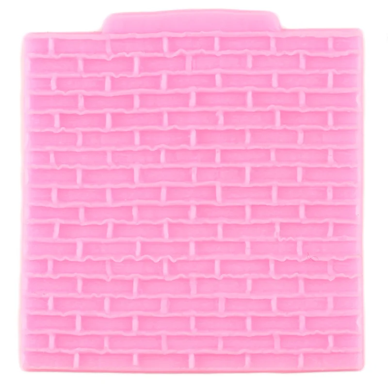 Каменная текстура Настенная силиконовая форма кружевной коврик шоколадная