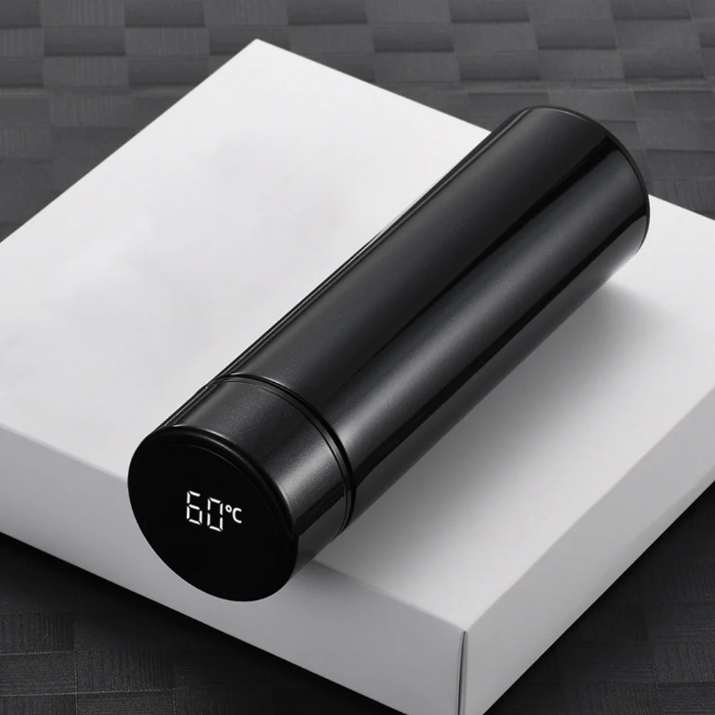 500 мл вакуумная изоляционная чашка LED температурный дисплей для путешествий