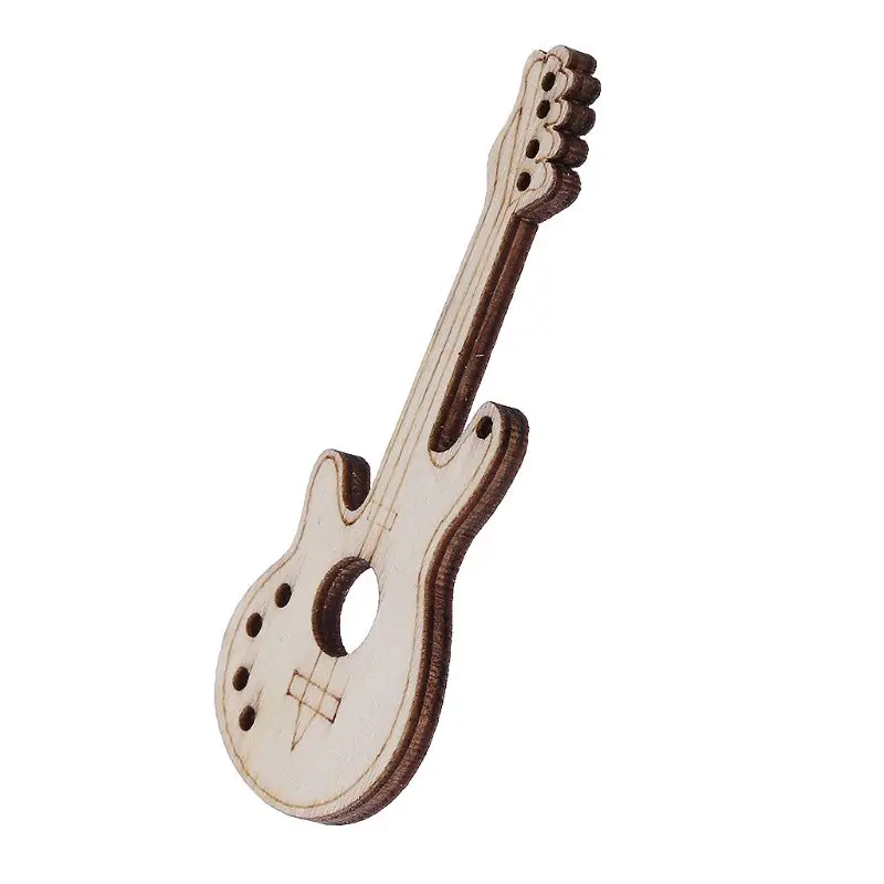 10 шт. лазерная резка украшение для деревянной гитары свадебное украшение|Поделки