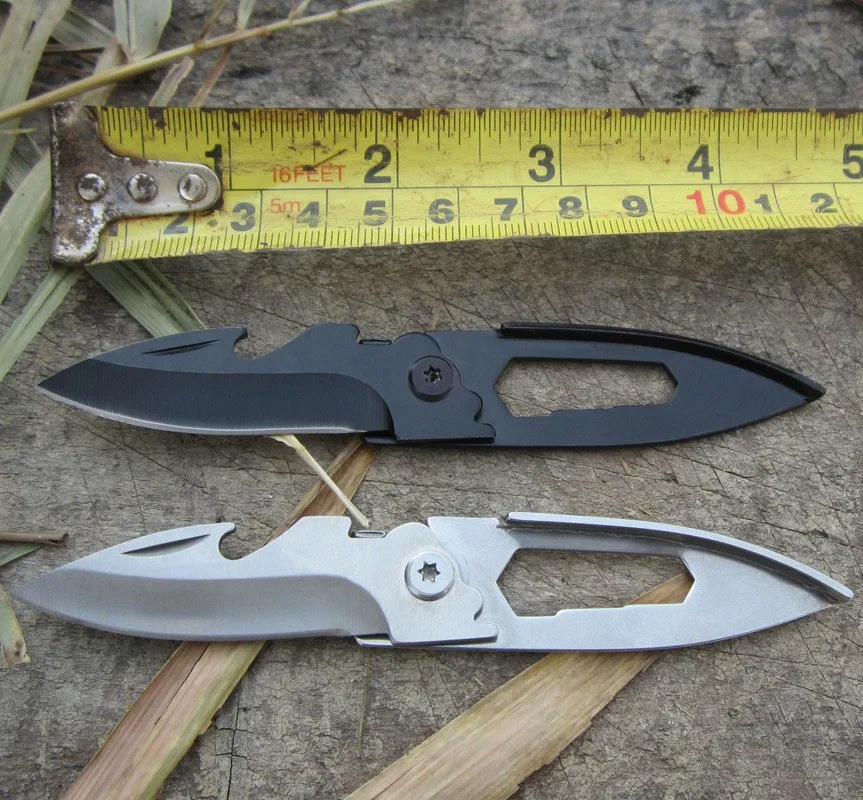 Многофункциональный складной нож открывалка для бутылок мини-брелок