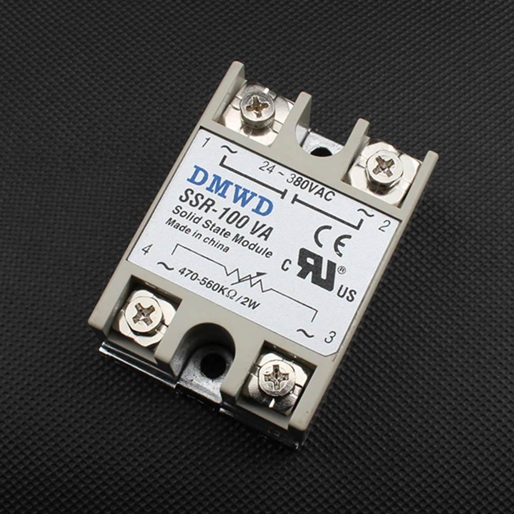 1 шт. твердотельные реле SSR 60VA 75VA 80VA 100VA 60A 75A 80A 100A 500 к Ом до 24 380 В переменного тока