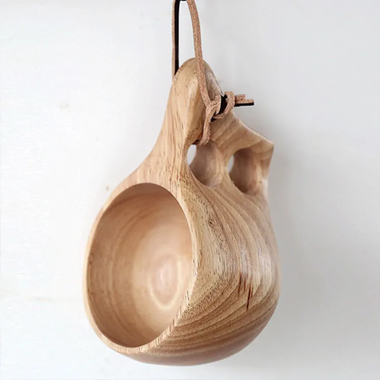 

Модная деревянная посуда, Резиновая деревянная чашка для молока, деревянная чашка для кофе, украшение для дома, защита окружающей среды, про...