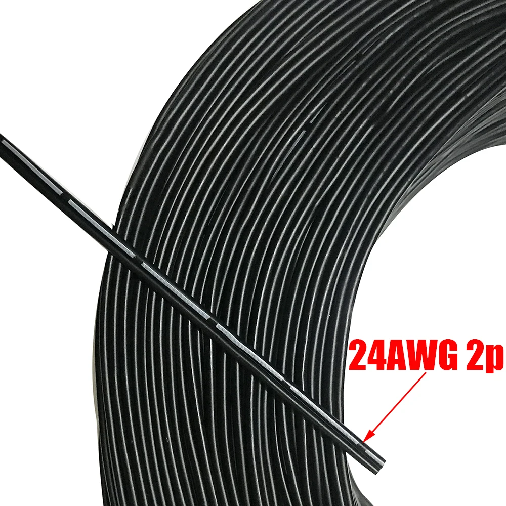 10m Ultra-soft Test lead 2P 4P 5P 6Pin 0.2mm2 Multi-core High Temperature Parallel Wire Special connection cable for LED lamps |