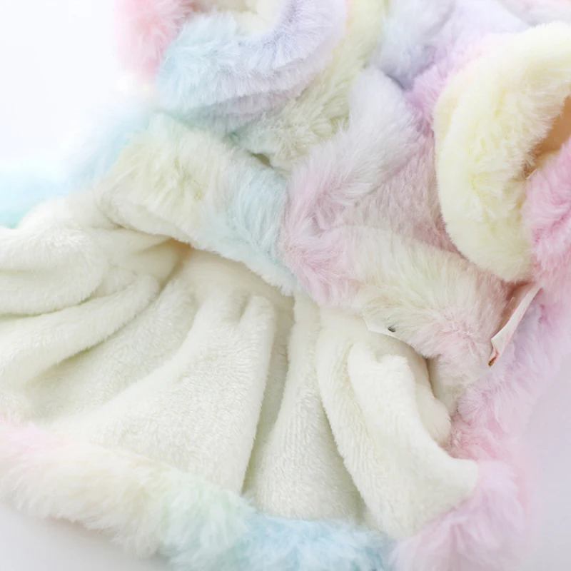 Зимняя одежда для собак Померанская платье питомцев комбинезон щенка