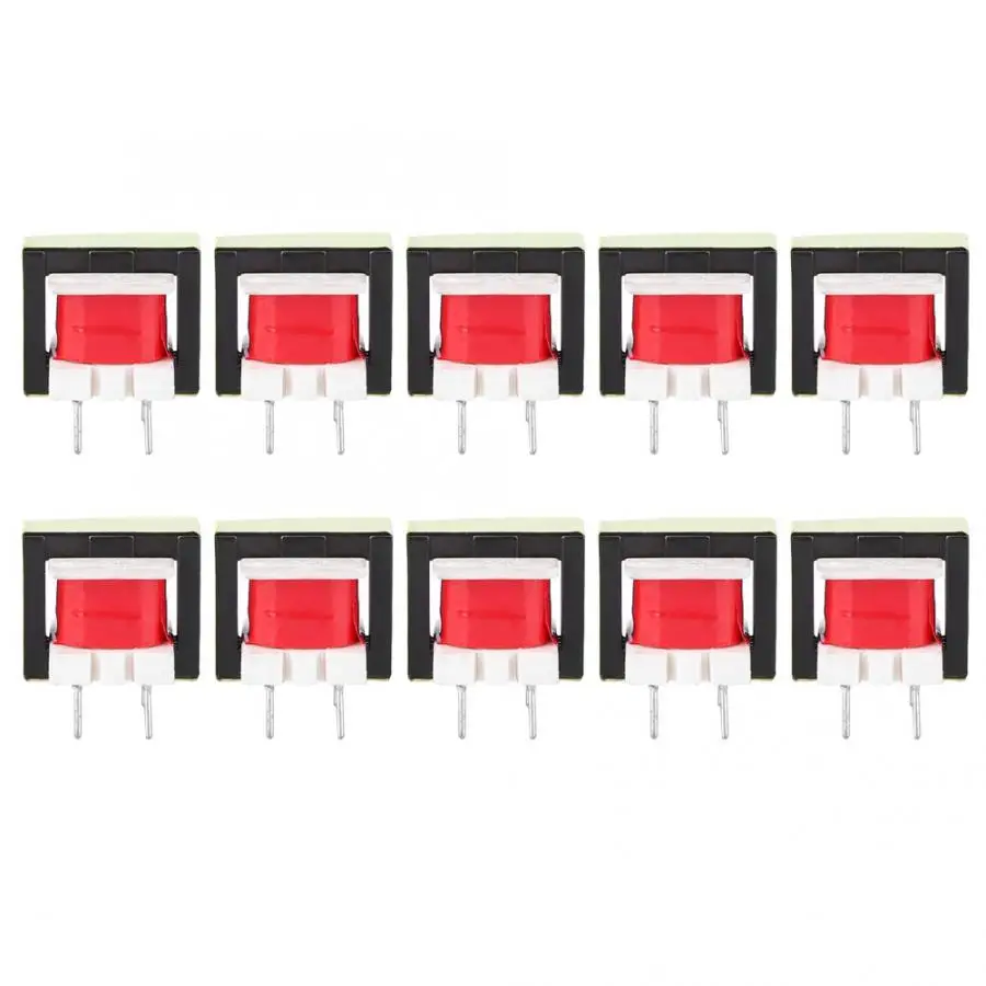 10 шт. 1300 : 8 Ohm Audio трансформатор однофазный EE14 Transformateur POS Transformador изолирующий