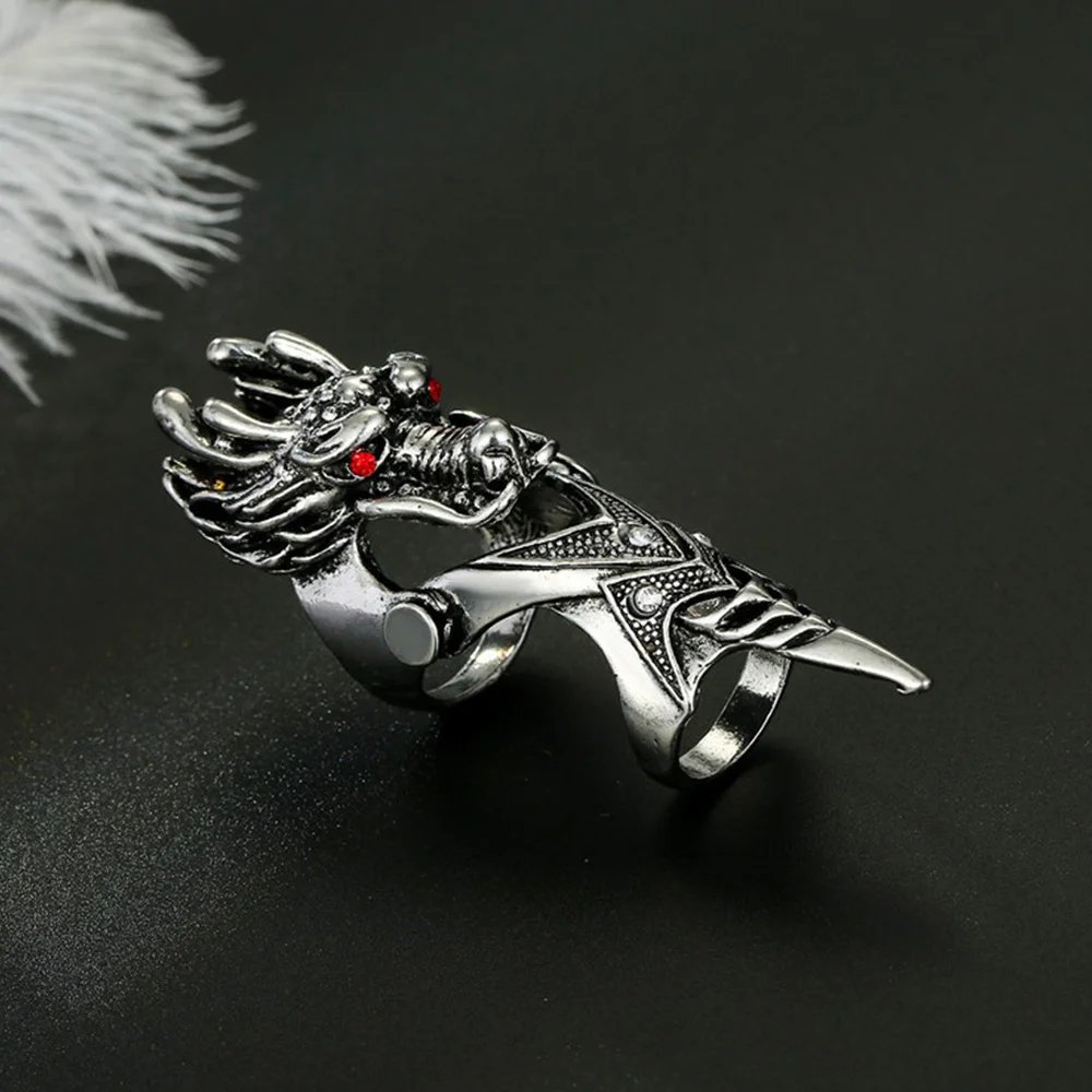 

3pcs Unique Finger Joint Rings Male Finger Ring Decors Fashion Accessories
