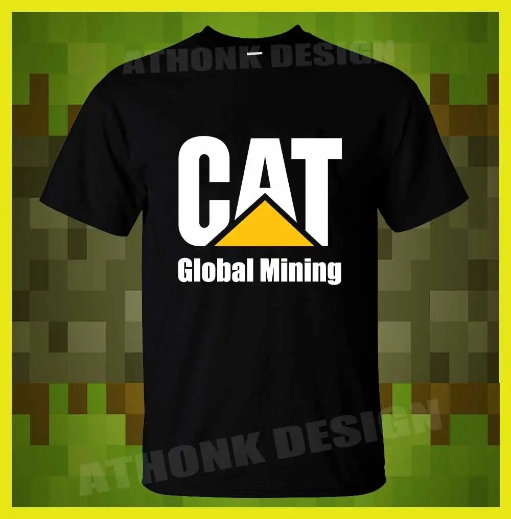 Новая футболка для гусеничного трактора GLOBAL MINING новая в стиле хип-хоп новые