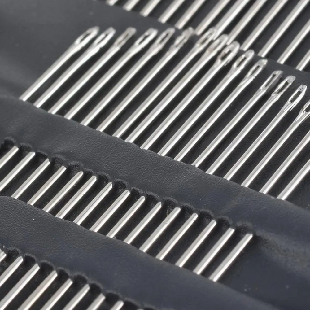 55 шт./компл. швейные иглы из нержавеющей стали набор швейных игл для домашнего