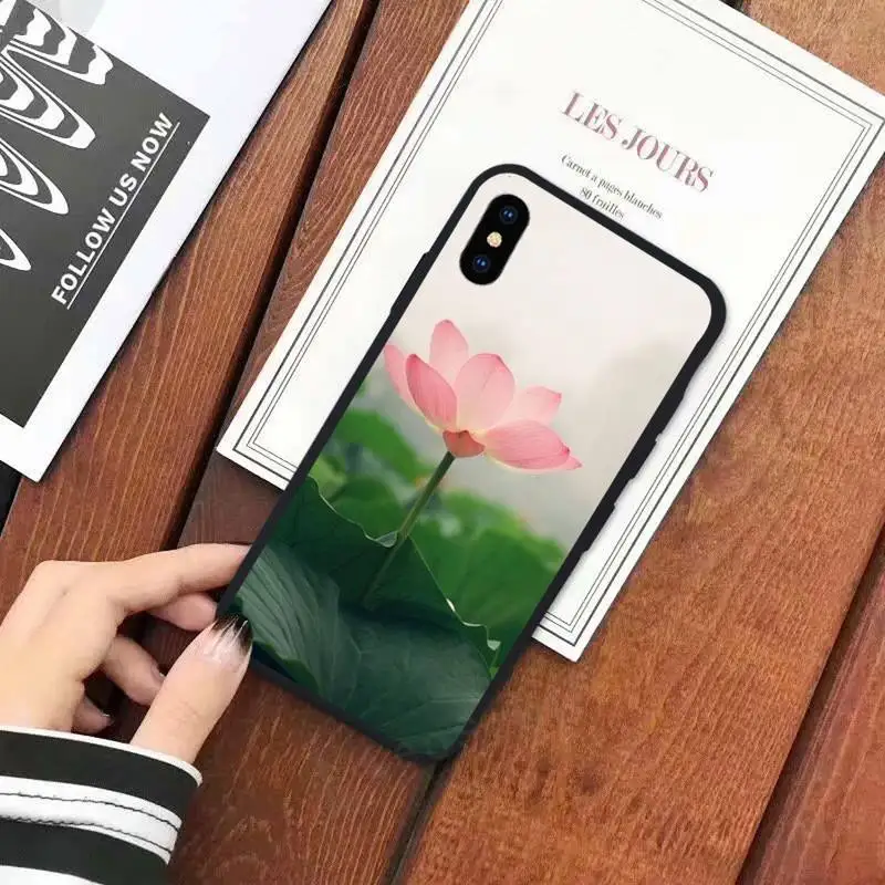 

Ricestate Lotus Flower Phone Cases for iPhone 11 12 mini pro XS MAX 8 7 6 6S Plus X 5S SE 2020 XR