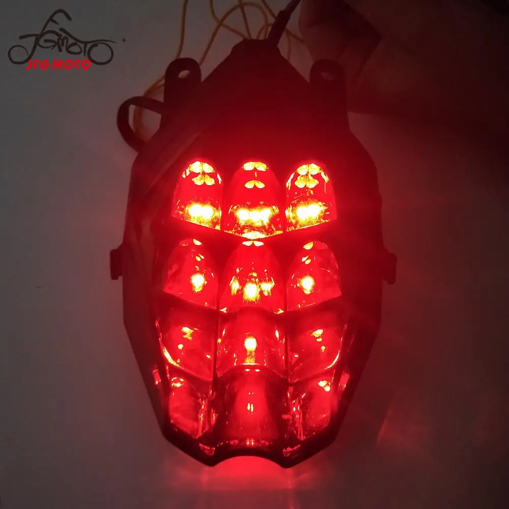 

Motorcycle Light Tail Brake Stop Turn Signal Light Integrated For TRIUMPH Daytona 675 675R Speed Triple R 675 2013-2018