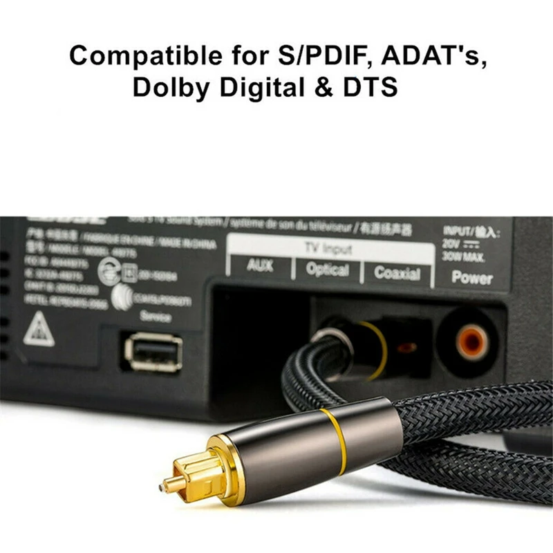 Горячая 3c-цифровой аудио оптический кабель Шнур SPDIF волоконный для Cd Dvd Ps3 Xbox |