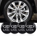 4 шт. 56 мм декоративная наклейка на крышку колеса автомобиля, наклейка на крышку ступицы, значок, эмблема, наклейка для LADA Largus Granta Niva Xray аксессуары