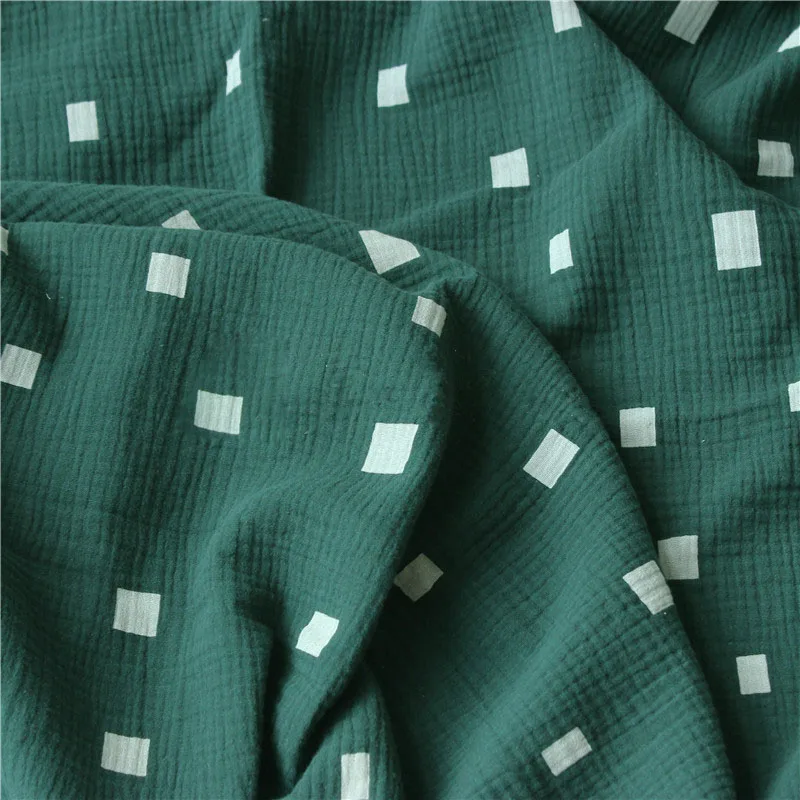 100% хлопок креп ткань чистый марлевая сделай сам стеганое шитье одежда для сна