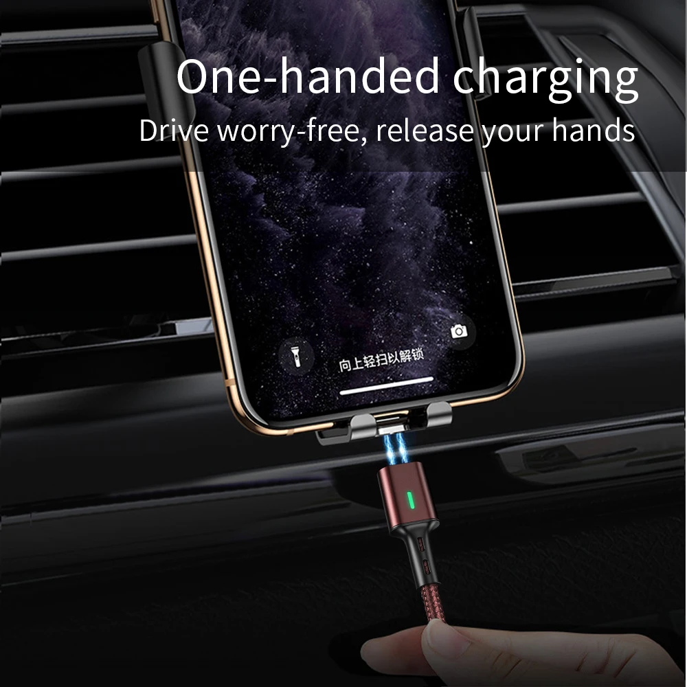 Twitch T03 Magnetic Charger Micro USB Cable For Xiaomi Huawei Samsung Quick Charge 3.0 Fast Charging Magnet Microusb Data Cable