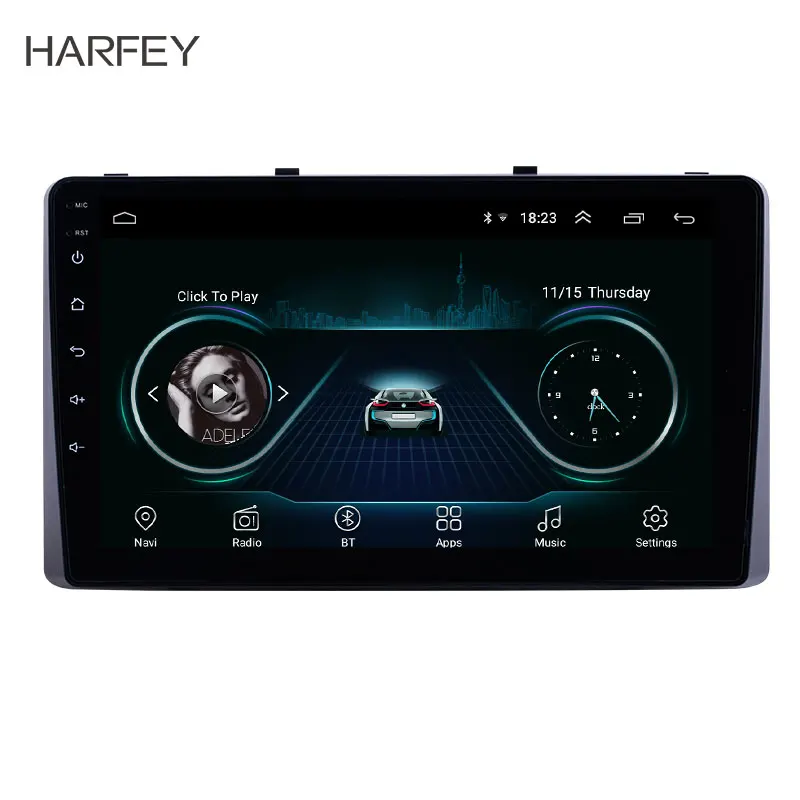Автомобильный мультимедийный плеер Harfey 9 &quotGPS Navi Android 8 1 для Kia Carnival 2010 2011 2019 с Wi Fi HD