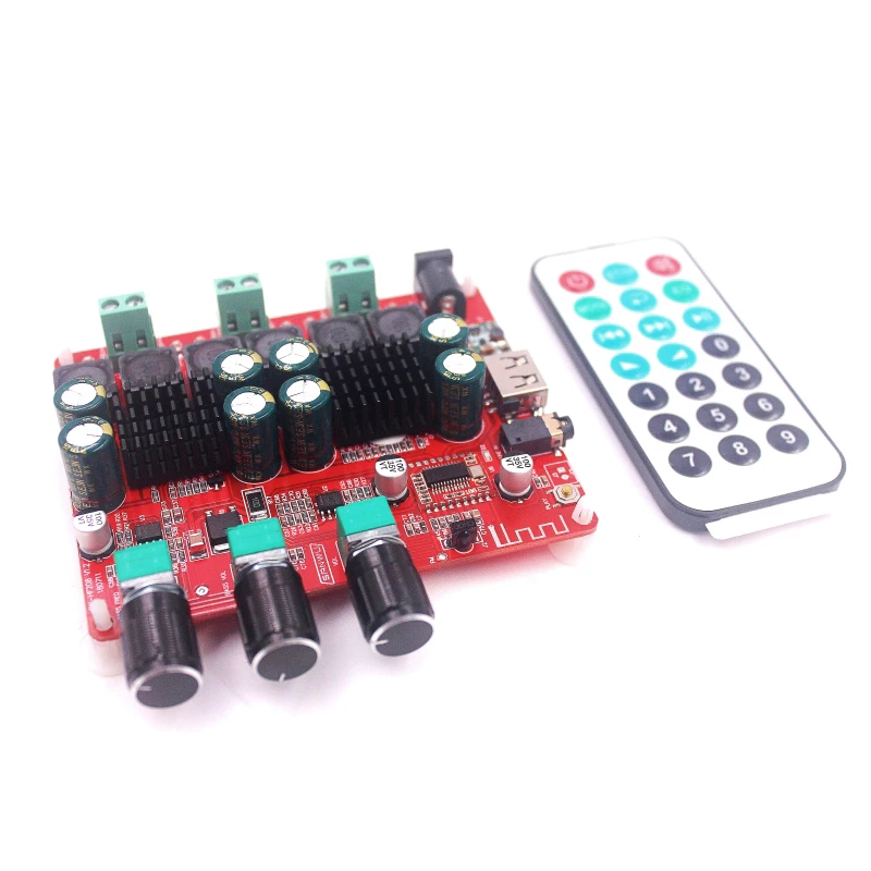 Tpa3116D2 4 2 Bluetooth 1 канальный стерео цифровой o усилитель плата 50Wx2 + 100 Вт Fm радио Usb Mp3