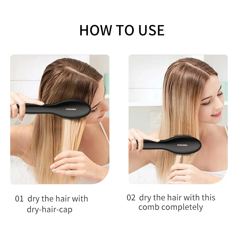 Щетка для выпрямления волос с горячим воздухом плоский утюжок расческа горячего