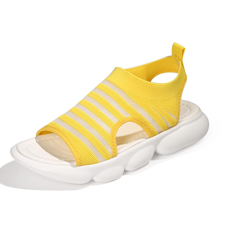 

Женские спортивные сандалии, повседневная обувь на плоской подошве красного цвета в Корейском стиле, лето 2019