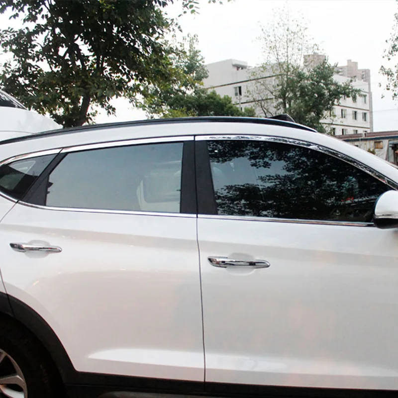 

Window B-pillars Decorative Sticker Car Styling Trim Accessories Stainless steel window trim For hyundai Tucson 2008-2019