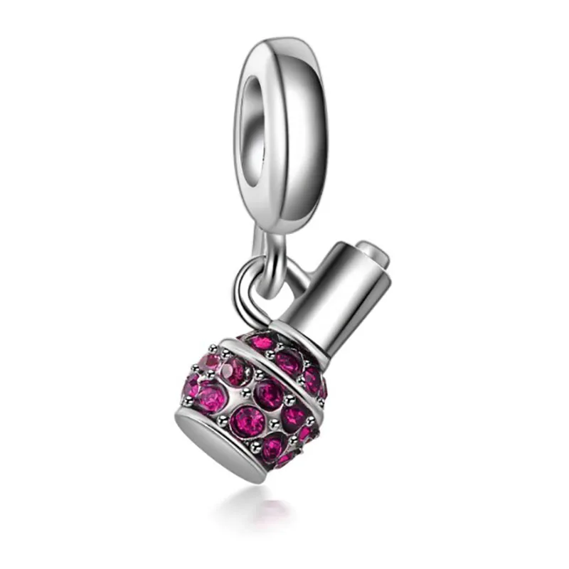 Fit Pandora браслет кристалл Духи талисманы принцесса Bijoux серебряные духи Mujer Originales
