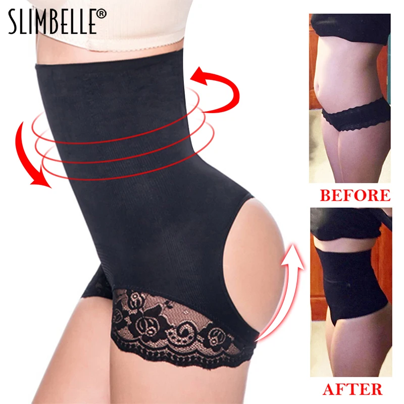 

Трусы женские утягивающие с завышенной талией, бесшовные приталенные, трусики-брифы для подтяжки живота, нижнее белье для коррекции фигуры