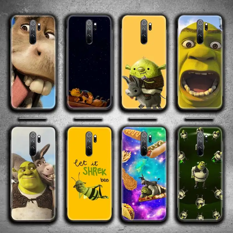Мультфильм значок из кинофильма &quotШрек чехол для телефона Redmi 9A 8A 7 6 6A Note 9 8 8T Pro Max
